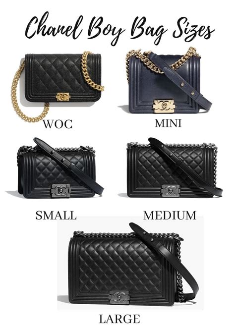 types of chanel boy bags|Chanel bag names list.